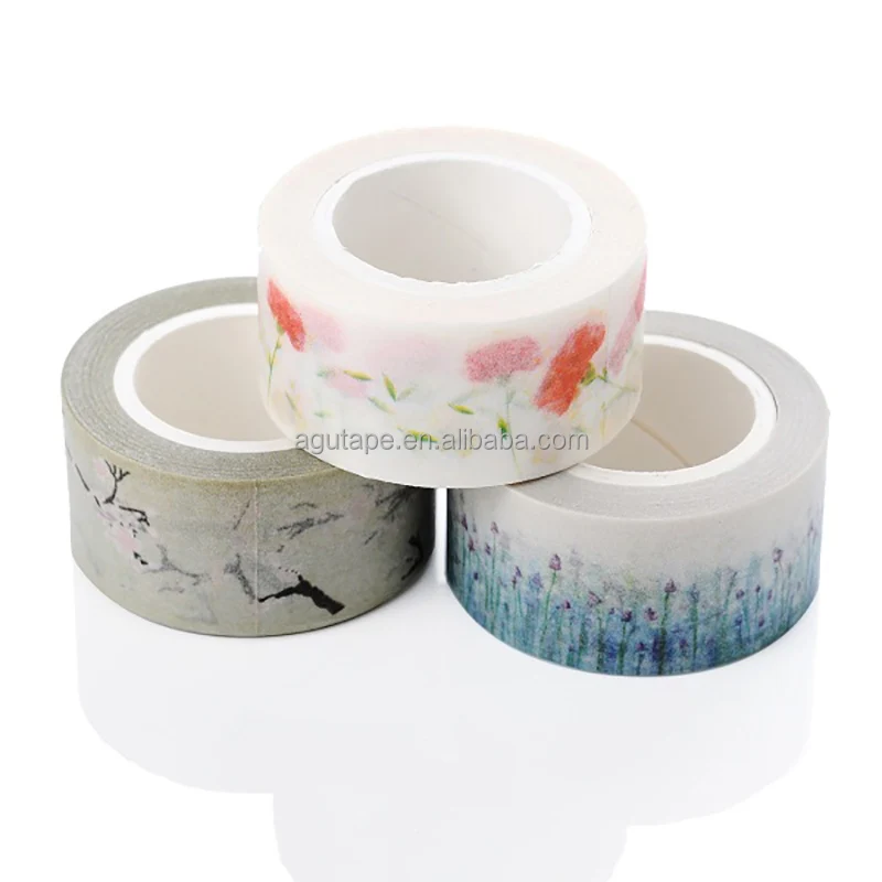  Рисовая лента washi красивый дизайн 2 см X 10