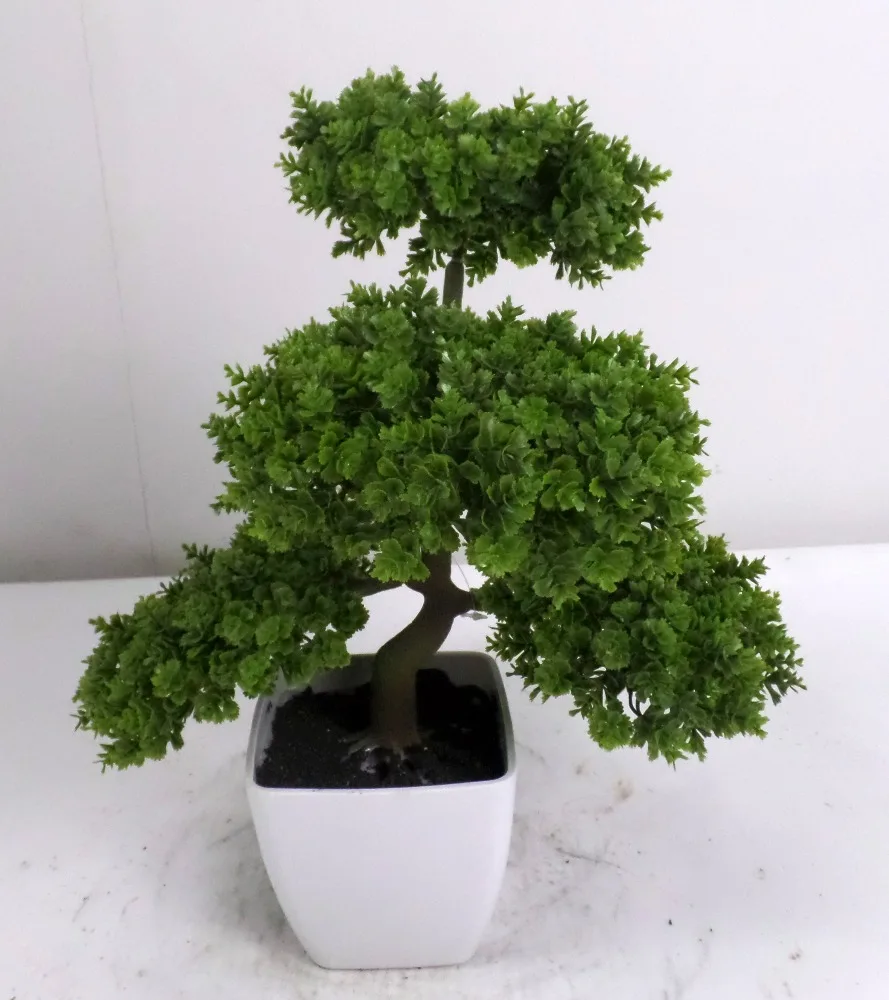  Высококачественное недорогое искусственное дерево podocarpus бонсай для украшения