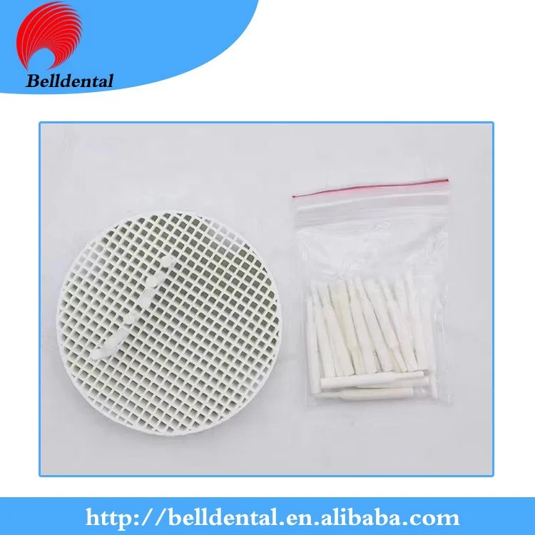 Dental Round / Square Ceramic Honeycomb Firing Tray with pins
