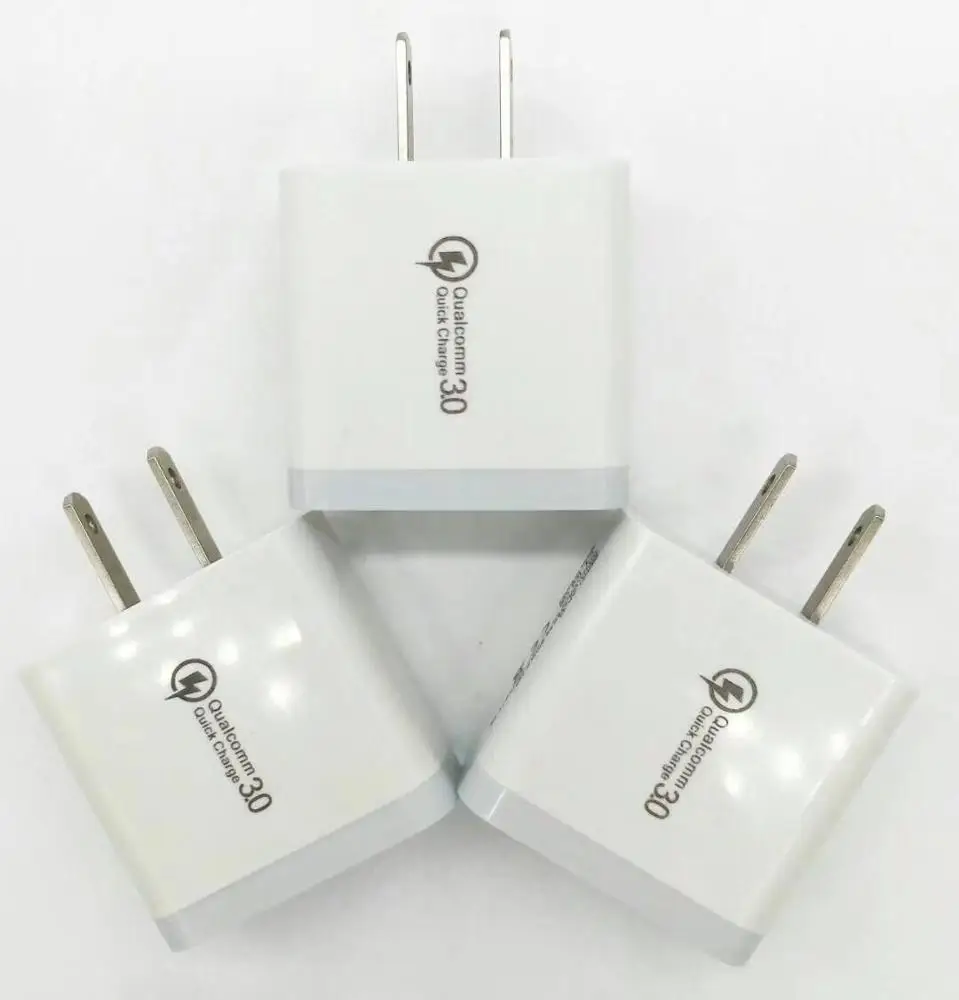 Быстрое зарядное устройство AICOO с разъемом QC 3 0 быстрое Сетевое для телефона USB-зарядное США ЕС