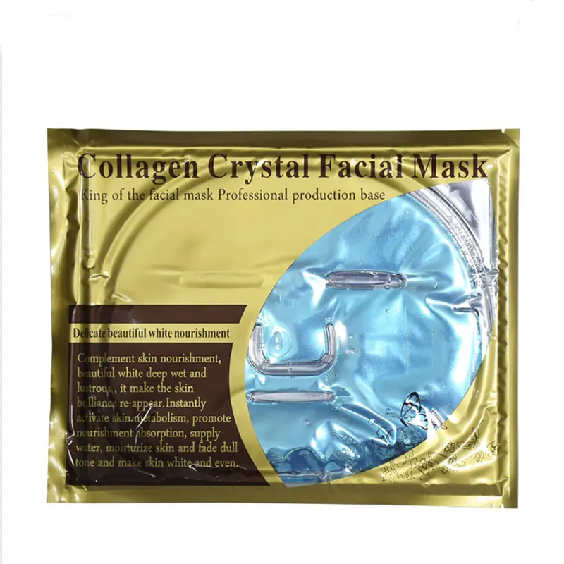 Skin Care Wholesale Crystal Collagen Anti Wrinkle Gel Facial Mask Pure 24K Gold Mask Private Label
