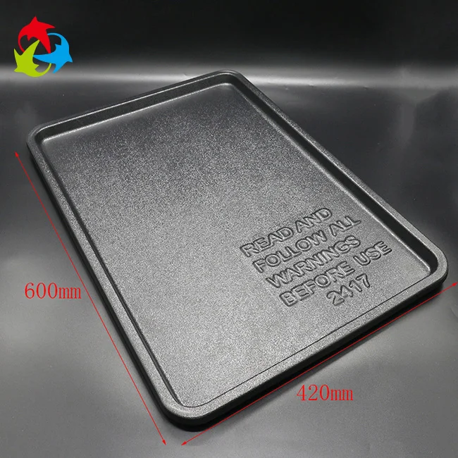 Existed Mold Black ABS Plastic Rabbit Bird Cage Trays