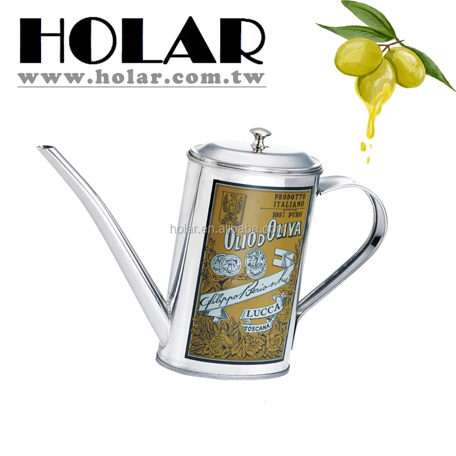 [Holar] Taiwan Made Oval Shaped Oil Can with Stainless Steel