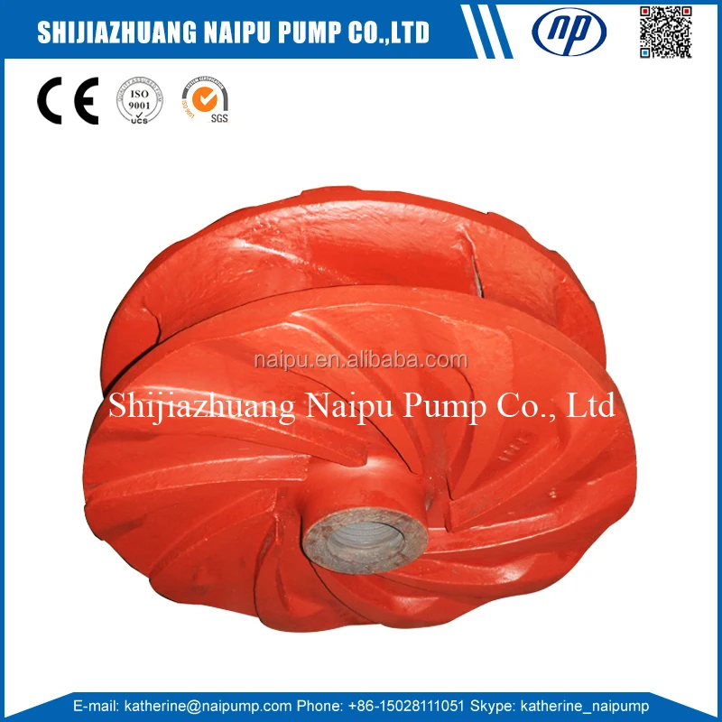 High Chrome Alloy Slurry Pump Standard Spare Part A05 Impeller F6147