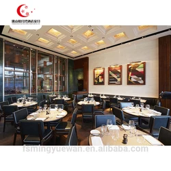 Commercial custom made fast food restaurant furniture with tables and chair