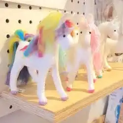 
Home Decoration Wool unicorn Felt fabric Stuffed Toy with Free Sample Custom Cute Soft Toy Plush Unicorn 