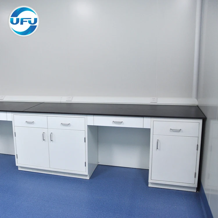 Laboratory Furniture Manufacturer Steel Side Work Station Desk