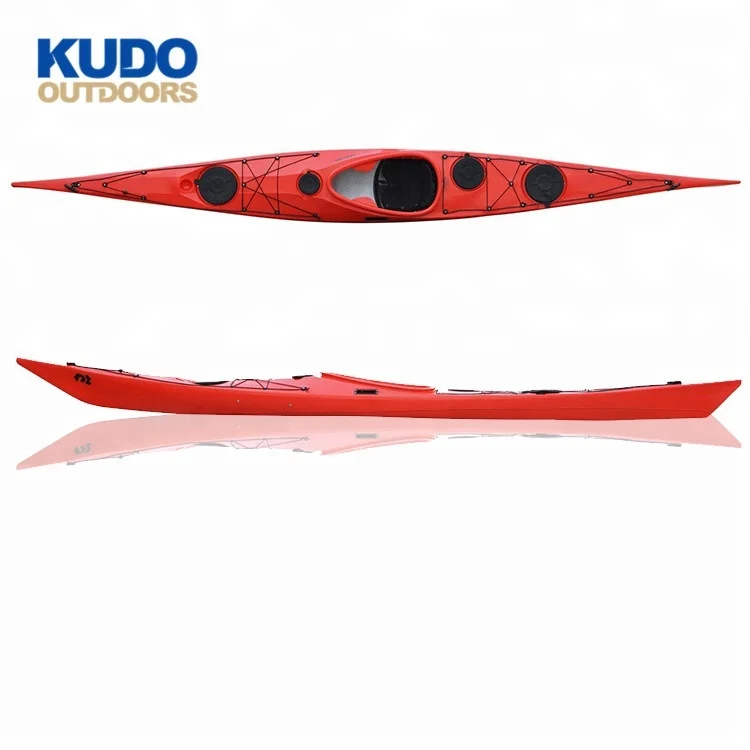 Designed In Norway Produced by KUDO Three Layer Sandwich Construction HDPE Sea Kayak with good stability