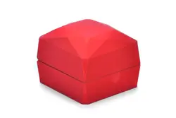 Ready to ship plastic flip led box jewelry