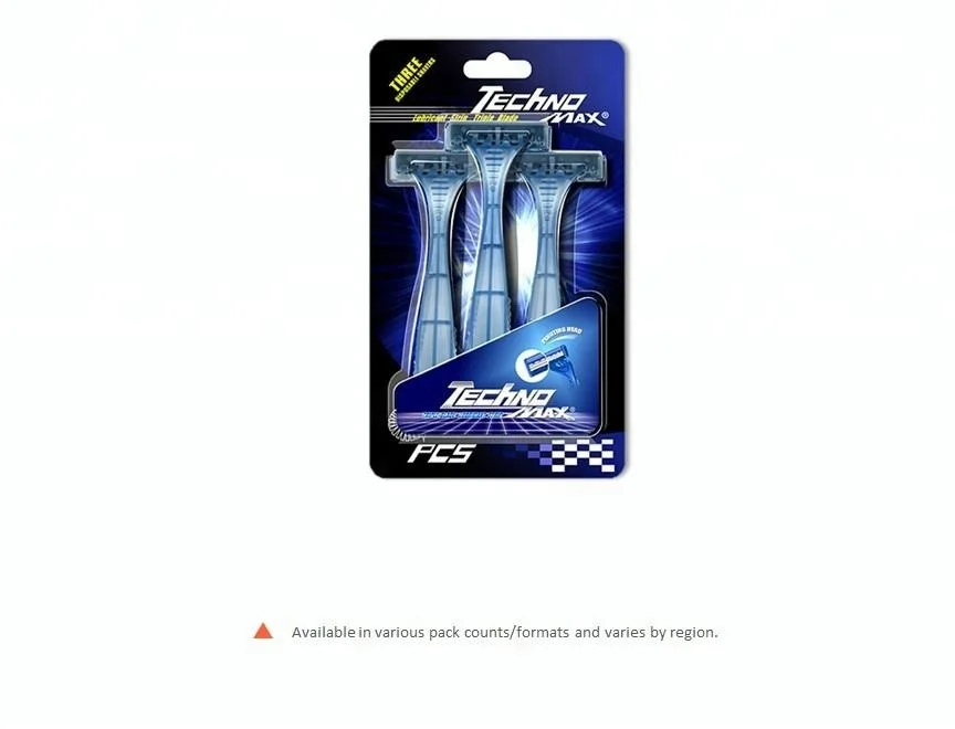 Super quality shaving sticks with two razor blades and plastic handle