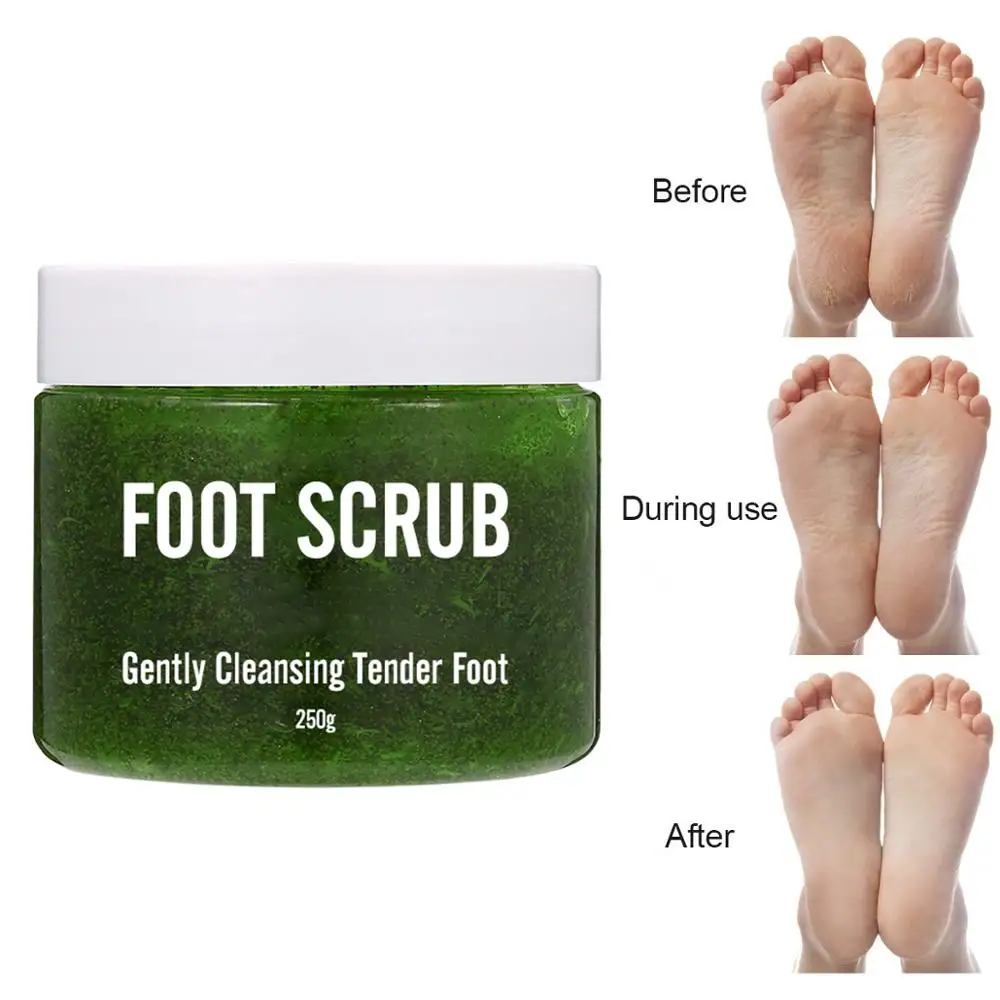 
Private Label Wholesale Foot Care Whitening and moisturizing Exfoliating Organic Foot Scrub 