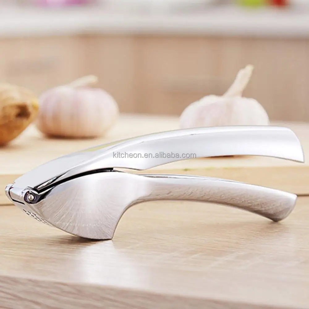 Professional Zinc Alloy Garlic Press Chopper
