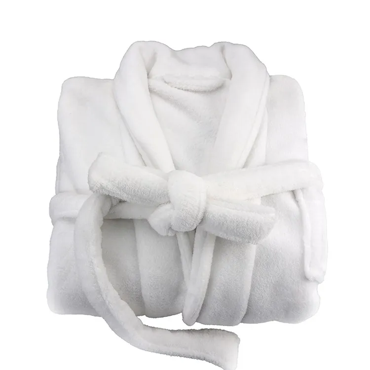 
Well selling business plush wholesale unisex women men custom hotel cotton bathrobe 