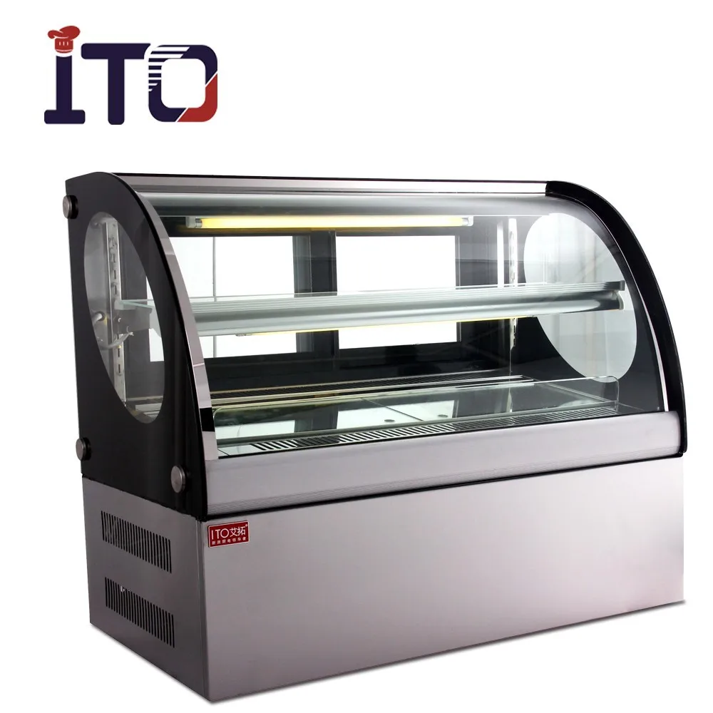 RI-900 из гнутого стекла торт дисплей холодильник хлебобулочных изделий