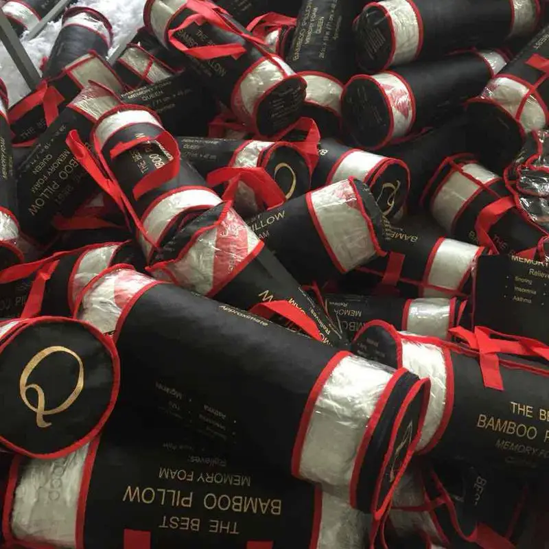 Miracle Original Bamboo Shredded Memory Foam Pillow with bamboo pillow Cover