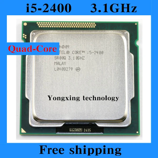 Core i5 2400 3 1GHz 6M SL00Q Quad Core Four threads desktop processors Computer CPU Socket
