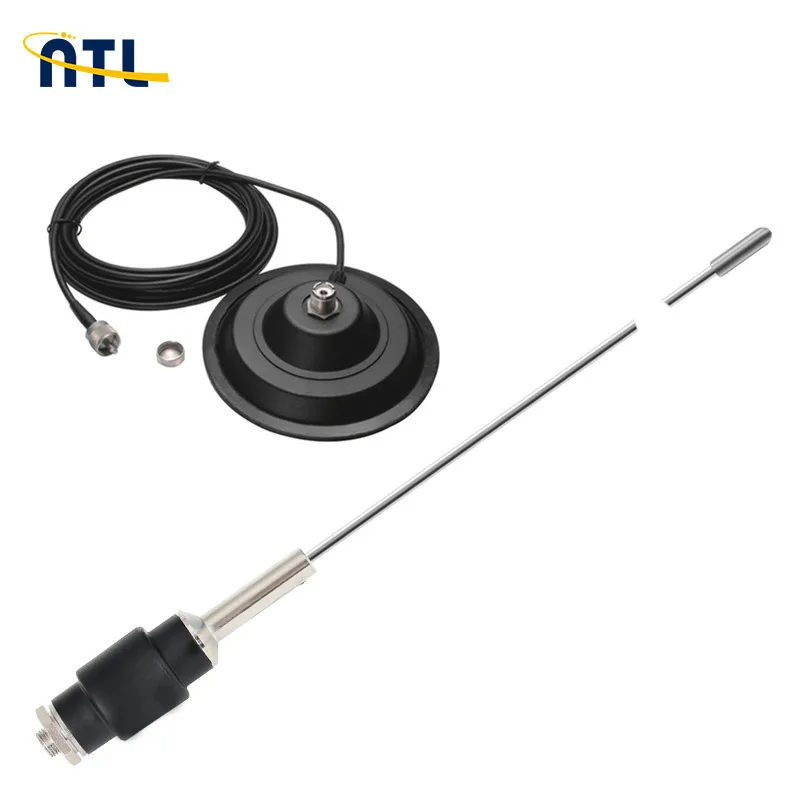 
136-174MHz High Performance PL-259 Connector Magnet Base VHF Long Range Car Aerial 