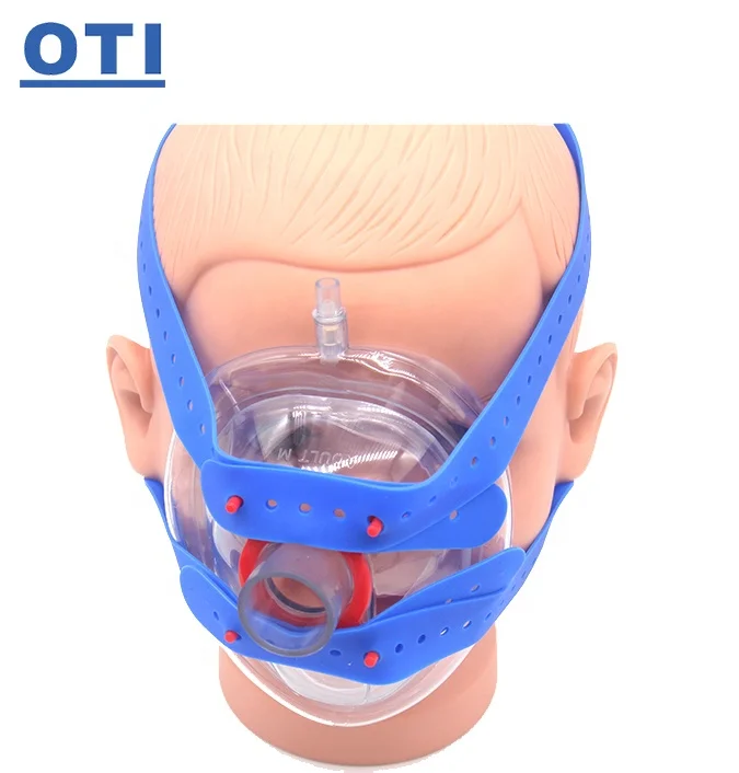 silicone  soft Anesthesia Mask CPAP Head Strap