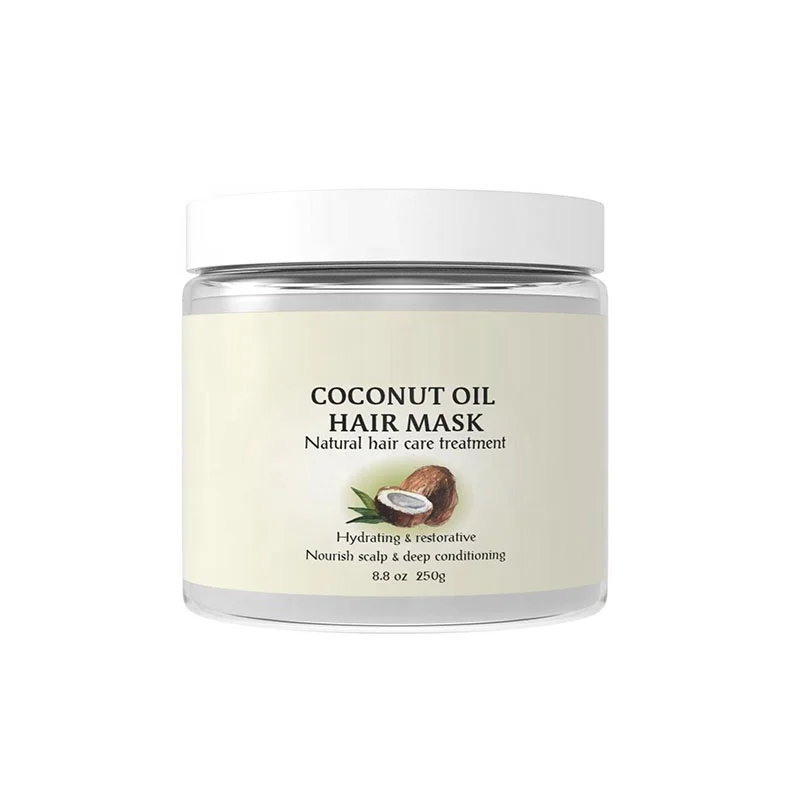 
Hot Selling Factory Wholesale Organic Beauty Products Brazilian Hair Care Coconut Oil Hair Mask Private Label 
