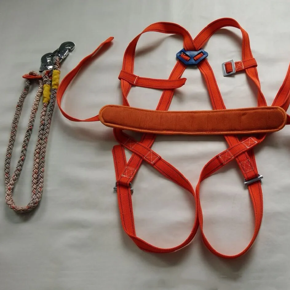 Full Body 5 Point Safety Belt For Fall Protect Climbing Tree Wooden Pole