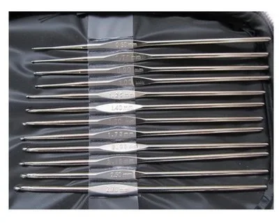 22pcs Multicolor Knitting Needles Mixed Metal Hook Crochet Template Kit TPR And Aluminum For Loom Tool Band DIY Crafts