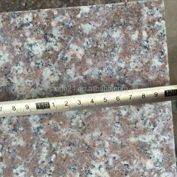 G687 Peach red granite step stones