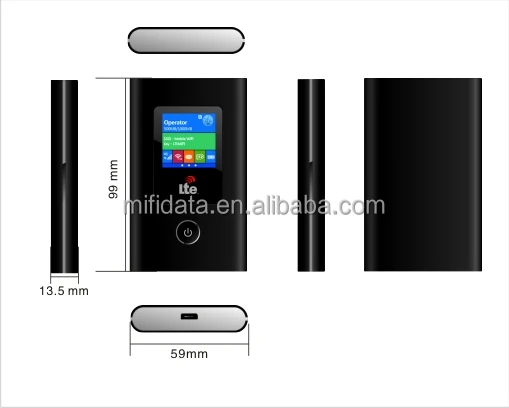 Portable 4g wireless router