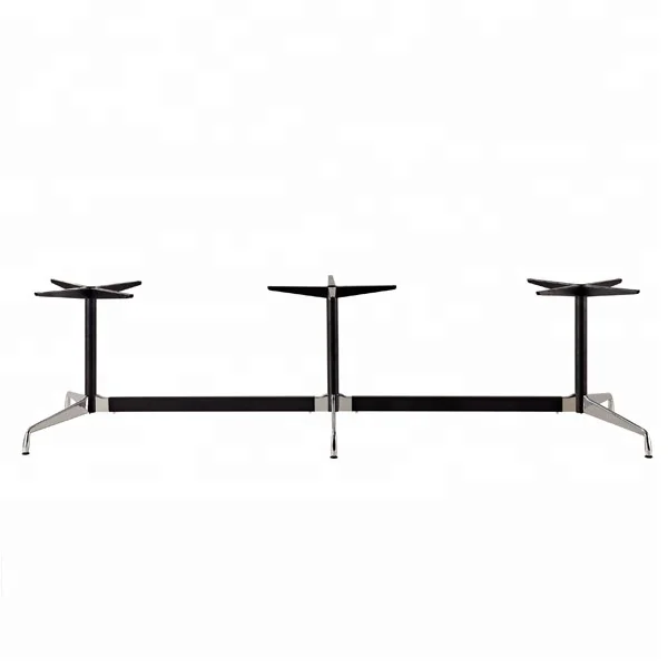 Big Size Sectional Meeting Table Segmented Aluminum Table Extendable Rectangle Office Table