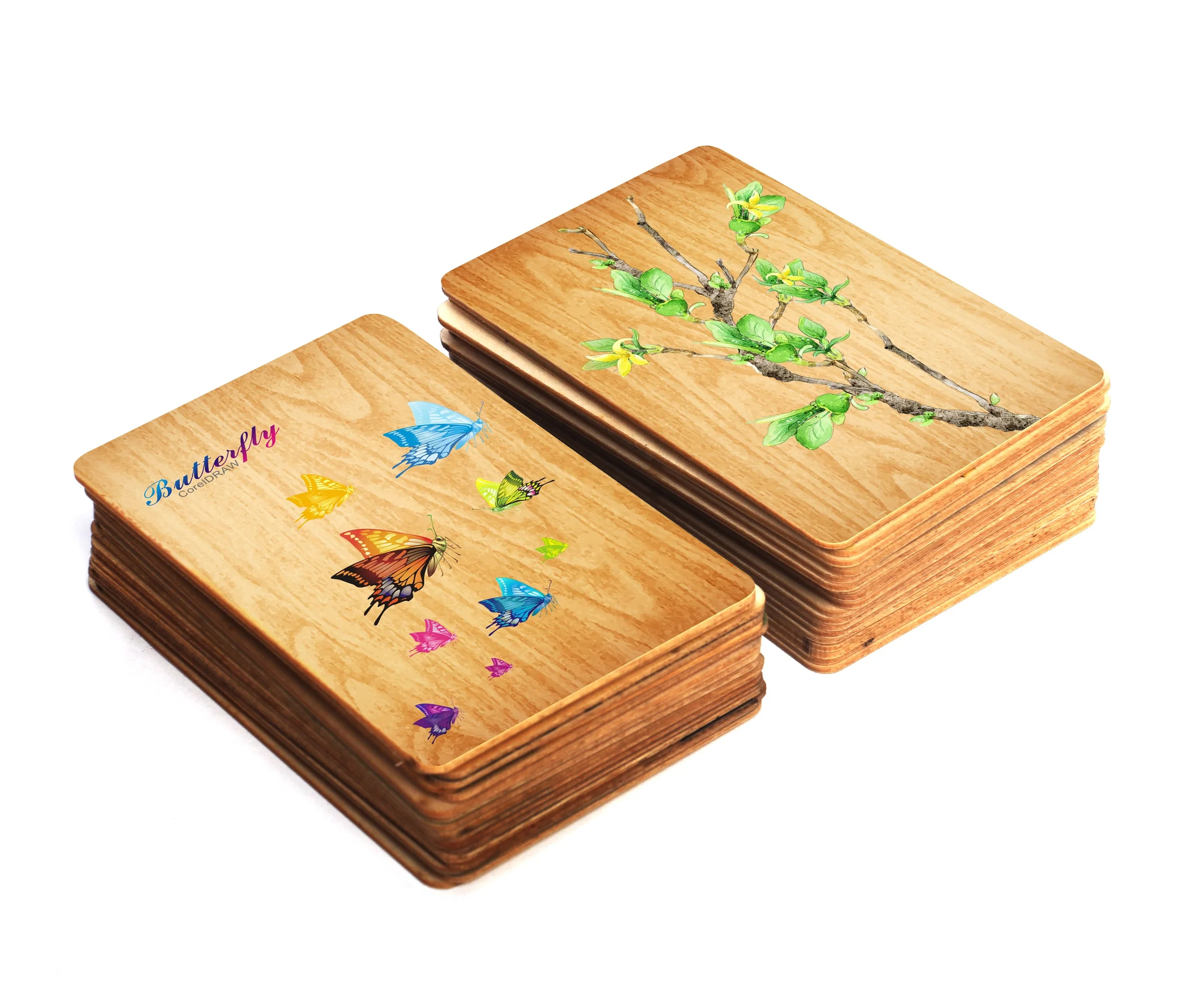 Wooden RFID hotel key card