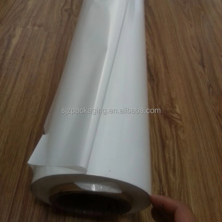 38 Micron White Pearlized Bopp Plastic Label Film For Water Bottle