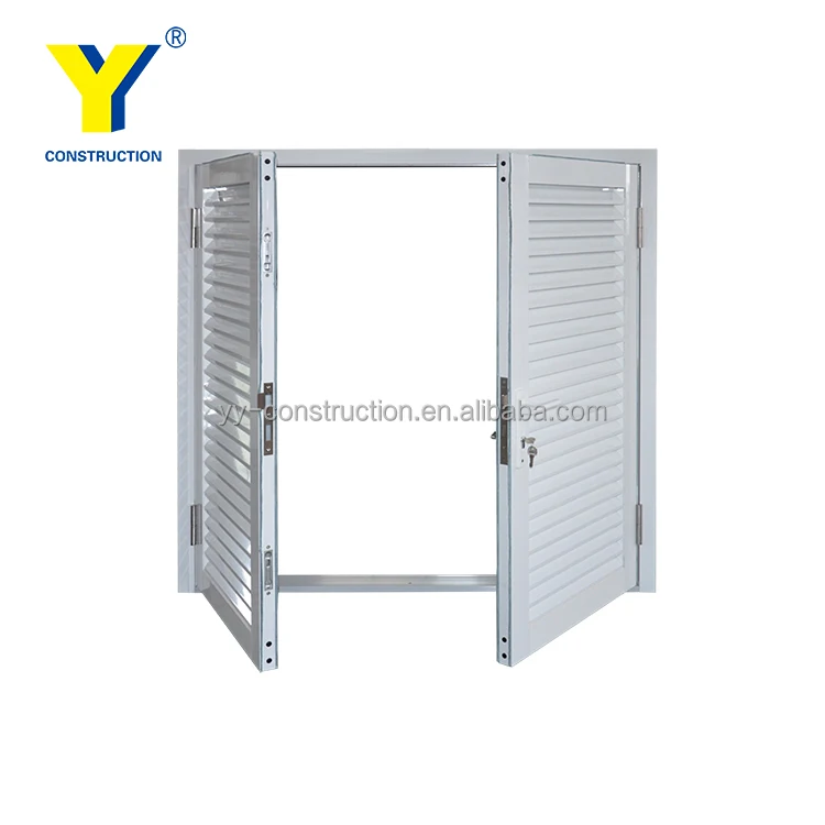 Aluminium Louver Doors /outdoor plantation shutters/louvered french doors
