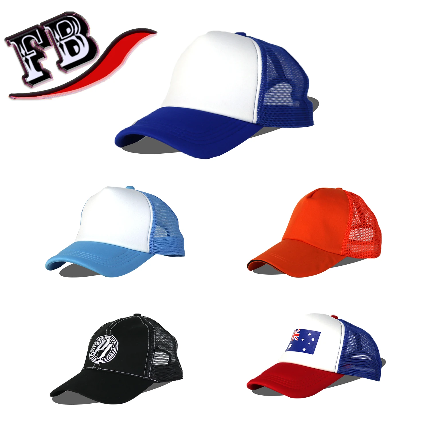 custom high quality running cap wholesale fashion 6 panel trucker hat