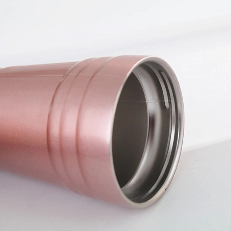 2023 New Design Double Wall Stainless Steel Vacuum Coffee Straw Cup