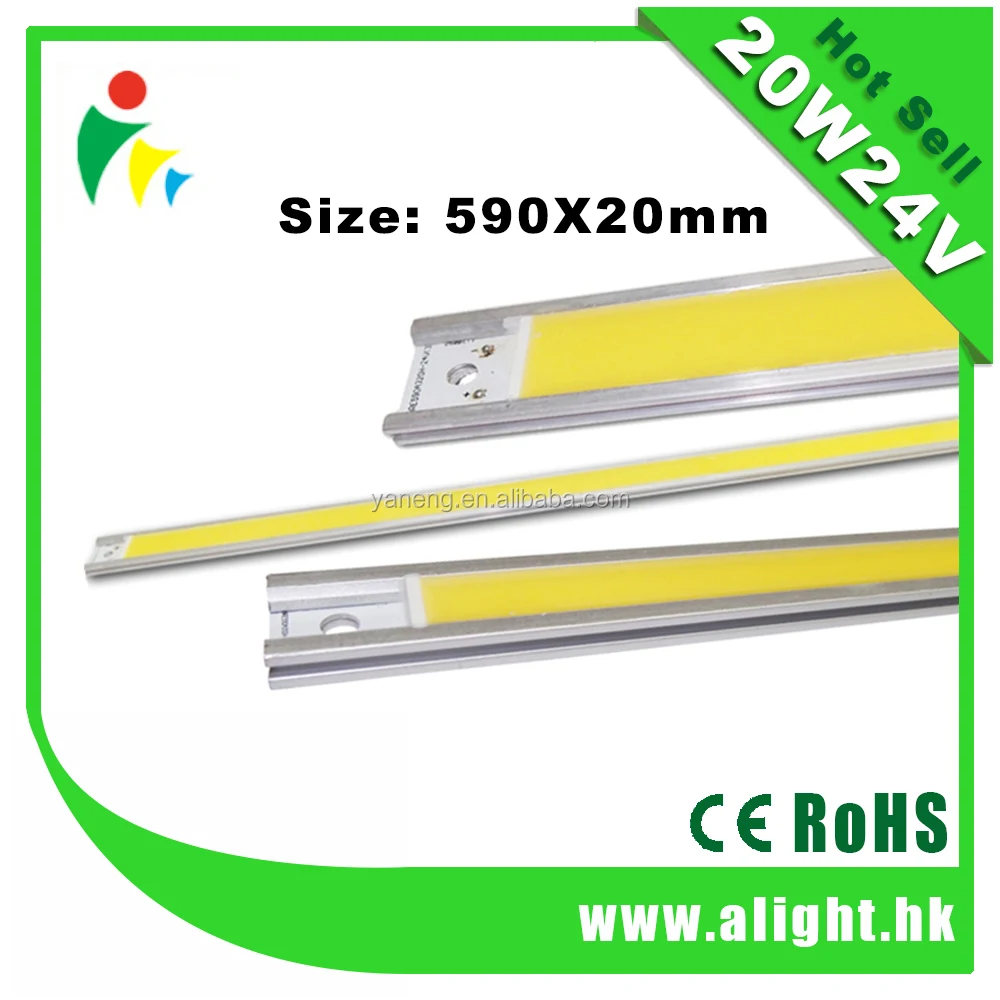
High Power 20W 24V COB LED Chip Linear Strip Grow LED Bridgelux Epistar cob led 