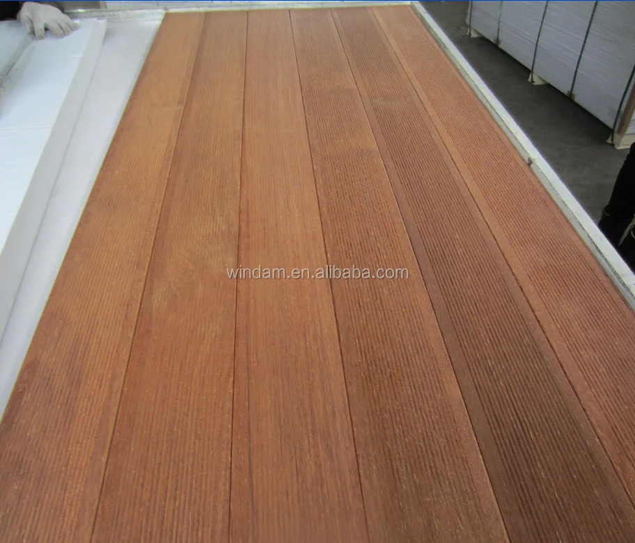 
Outdoor anti-slip solid merbau decking 