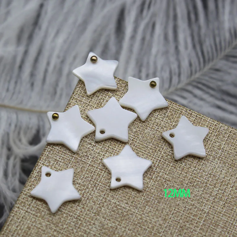 Half drilled flower shaped carved shell beads loose custom beads engraved star moon shape