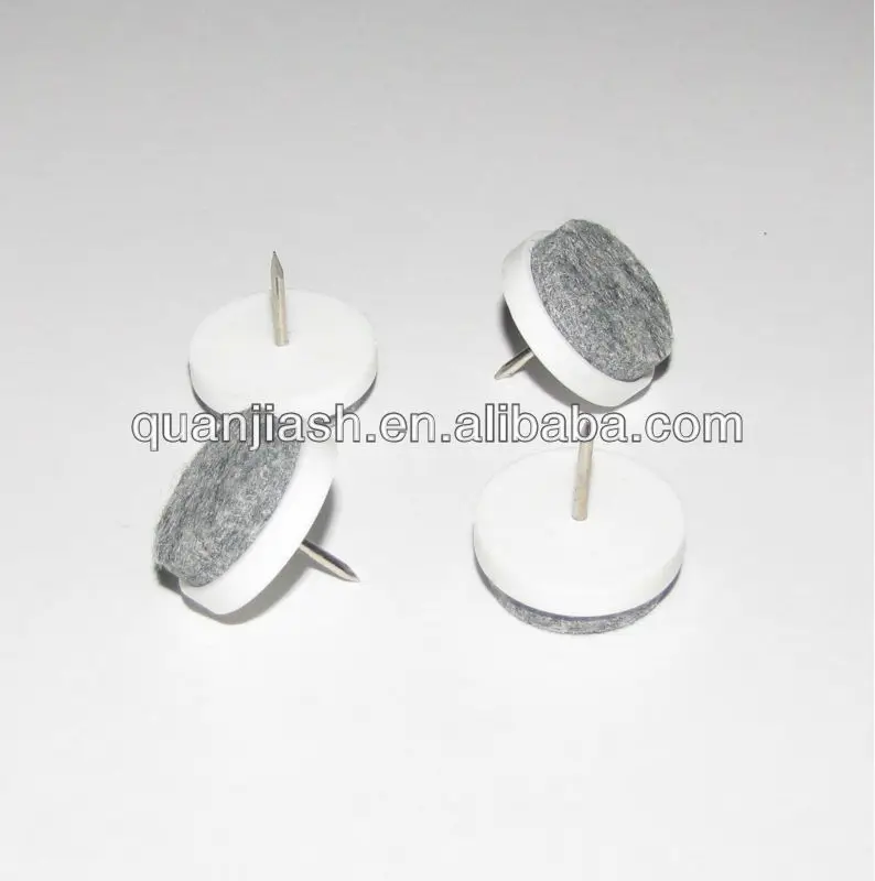 Hot selling chinese manufacture nail on felt chair glides