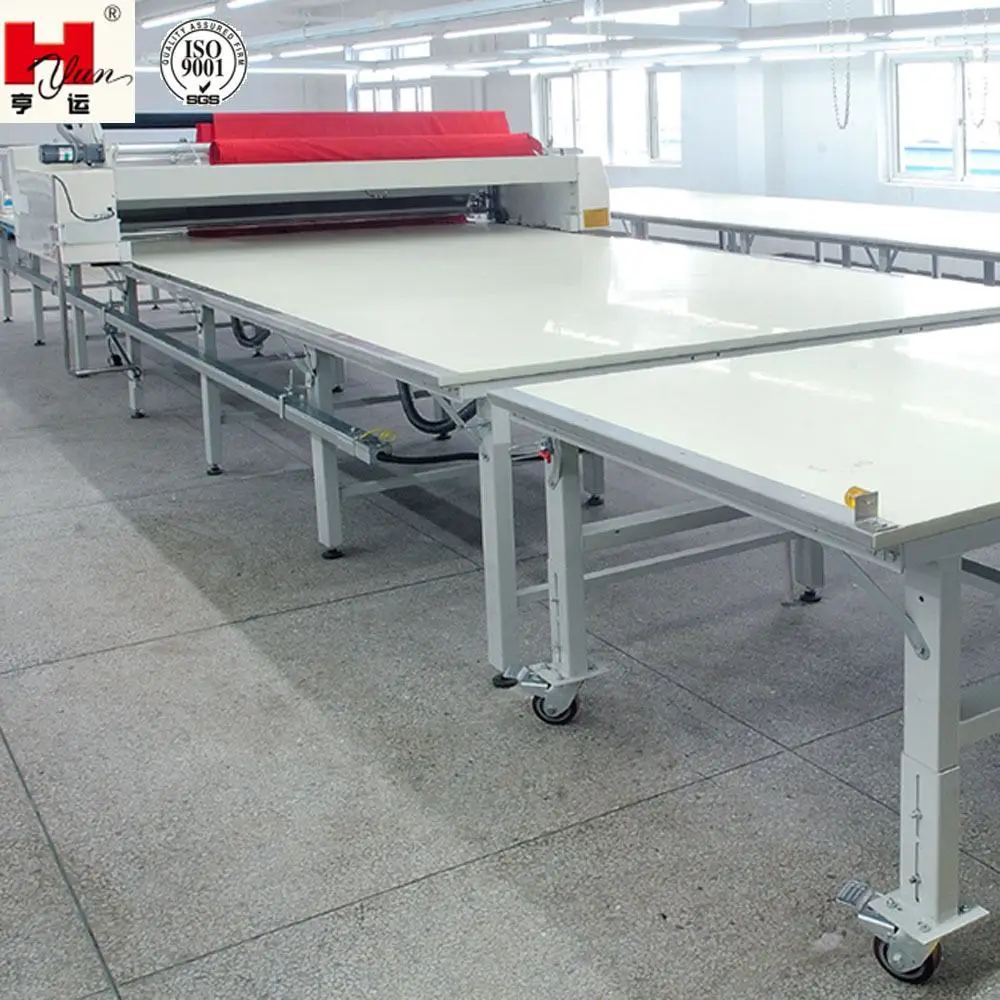 Custom made Industry Garment Double Layers Industrial Fabric Garment Cutting Table