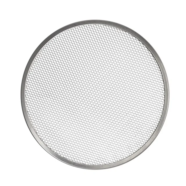 12 Inch Aluminum Flat Mesh Pizza Screen