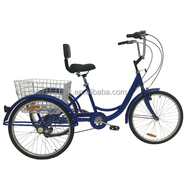 2019 24 inch single speed folding adult tricycle / trike / three wheel cargo cheap tricycle bike for sale