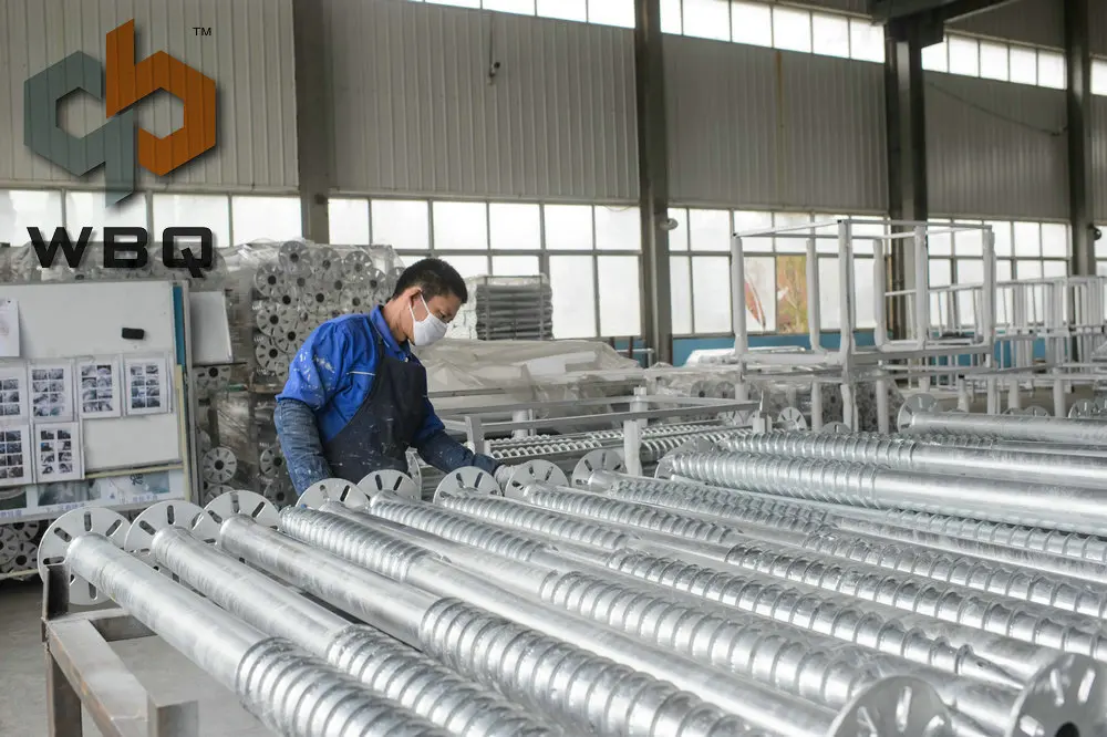 Солнечная система Горячеоцинкованный заземляющий винтовой анкер