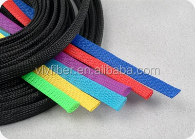 0.22mm Polyester Yarn Anti-fire Black Polyester Monofilament Yarn Expandable Knitted Sleeve Pet Monofilament Yarn