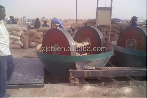 Double Wheel Dressing Wet Pan Gold Grinding Mill