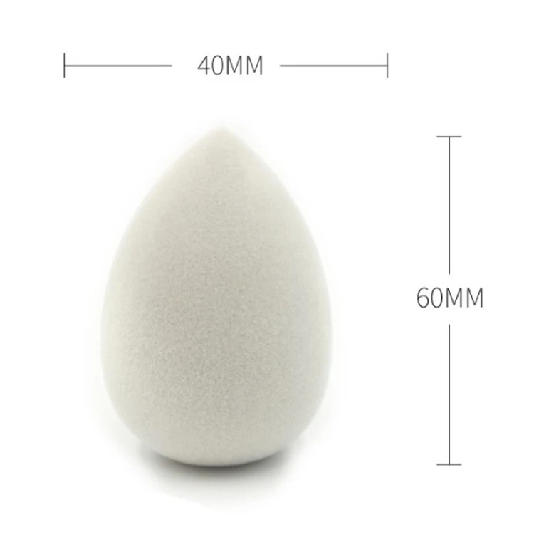 Top Seller Cosmetics Flocked Beauty Sponge Dual Layer Fuzzy Velvet Microfiber Makeup Blender