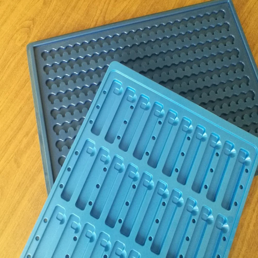 Clear Antistatic Electronic Chip Plastic Tray