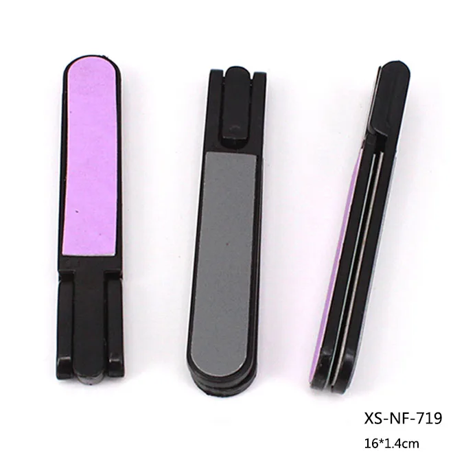 Лучшие продажи 4 способа пластиковая буферная пилочка для ногтей складывая пилочка для ногтей
