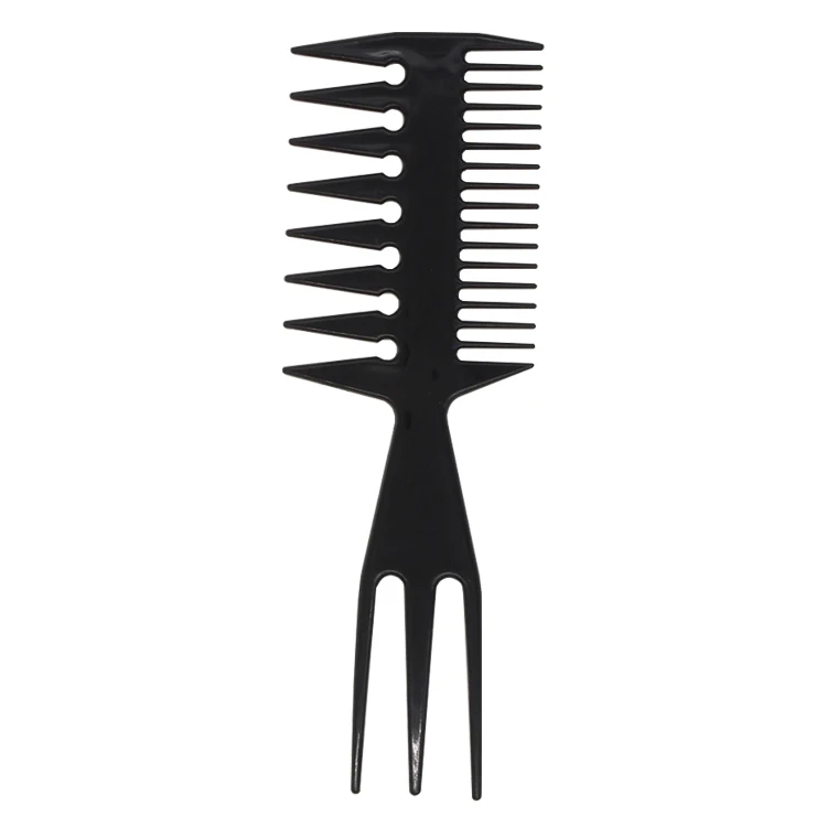 Fish or Y Shape 3 In 1 Plastic Hairdressing Stylist Combs