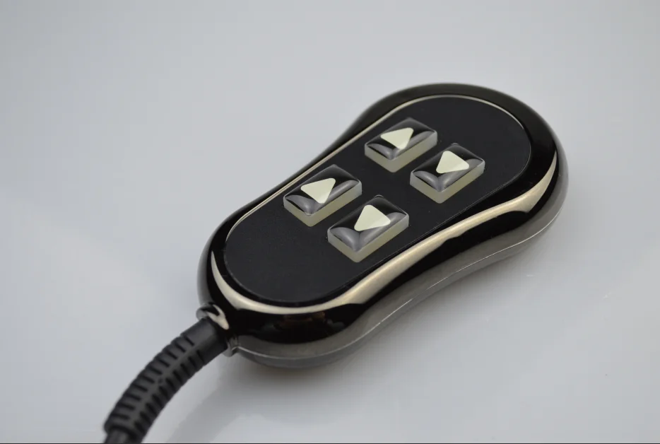 4-Button custom adjustable bed and heat remote control electric recliner hand control