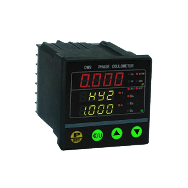 DW8 Digital Single Phase Multi-Function Power Factor KWH Meter Controller/High And Low Alarm Output AC220V (IBEST )