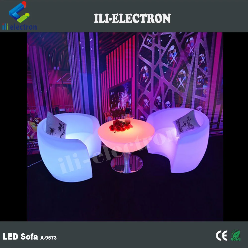 luminous LED bar furniture led coffee chairs